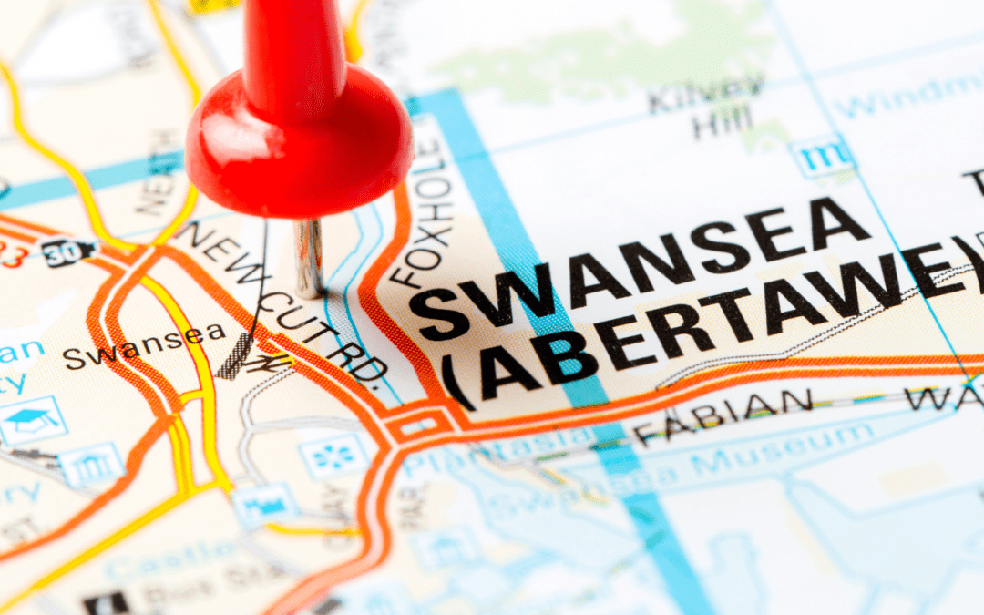 Map of Swansea